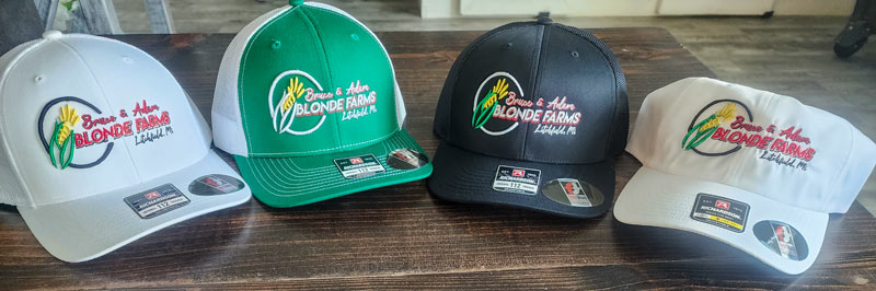 Bruce & Adam Blonde Farms Hats (ballcaps)